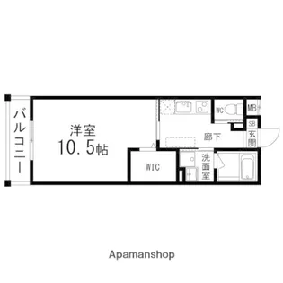 ベリッシモ泉中央【203号室】の間取り