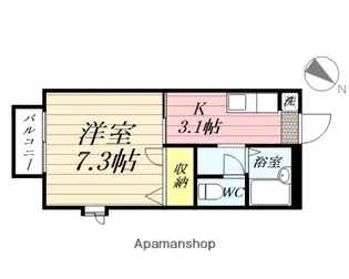 ビバレントB【2階】の間取り