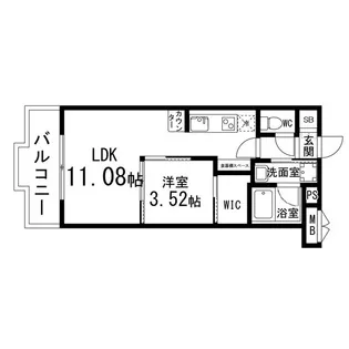 カーサヴェルデ高森【209号室】の間取り