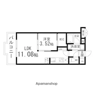 カーサヴェルデ高森【314号室】の間取り