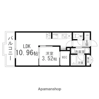 カーサヴェルデ高森【315号室】の間取り
