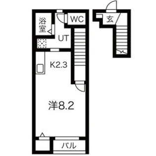 ヴィラ・グレイシア【2階】の間取り