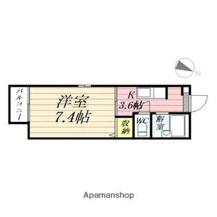 ジュネス南光台【2階】の間取り