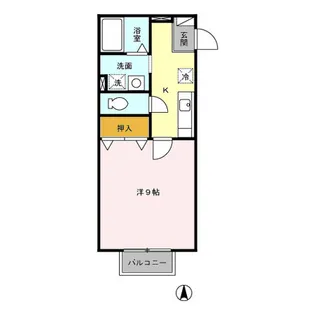 フォレスト旭ケ丘【2階】の間取り