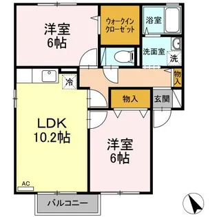 アルス明石台 AH【2階】の間取り