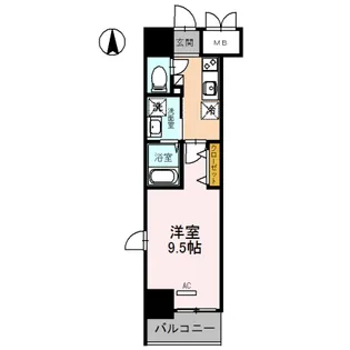 ロージェ泉中央【2階】の間取り