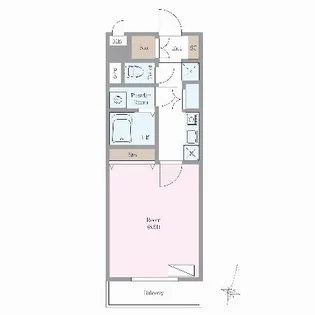 カスタリア勾当台公園【6階】の間取り