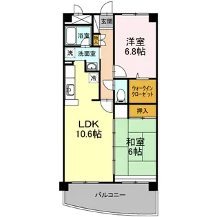 グランウィング【4階】の間取り