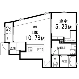 コネクト【101号室】の間取り