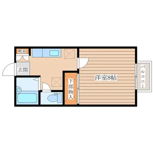 マルヤスハイツ【2階】の間取り