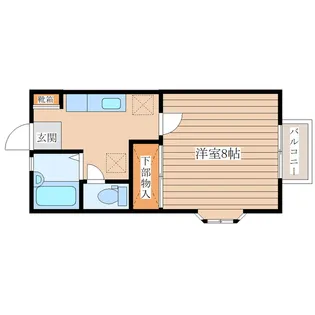 マルヤスハイツ【1階】の間取り