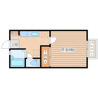 マルヤスハイツ【2階】の間取り