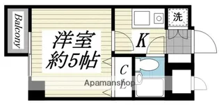 チサンマンション大町【705号室】の間取り