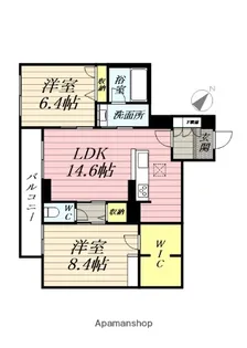 BEREO高森【1階】の間取り