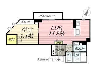 MIKEEL SENDAI GORIN【2階】の間取り