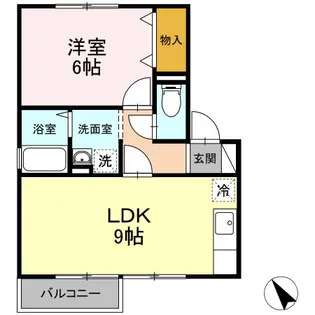 グランディール南光台【2階】の間取り