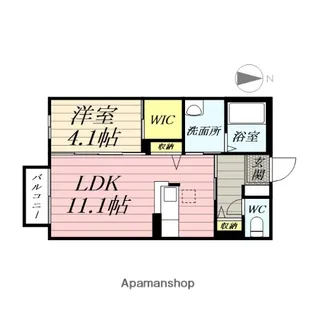 オランジュ【1階】の間取り