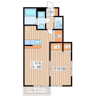 フィオーレH・S【1階】の間取り