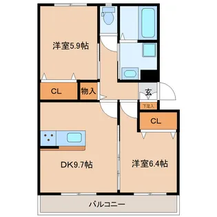 KAHARA【3階】の間取り