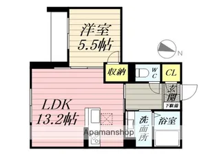 ベレオ五輪【1階】の間取り