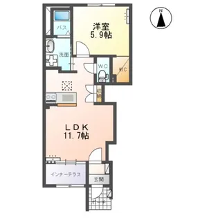 VIVID(ビビット)【1階】の間取り