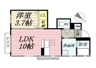 シャーメゾンラリックスクローネ【1階】の間取り
