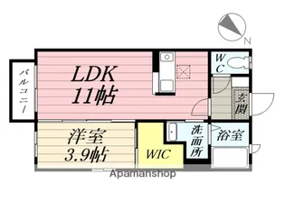 メゾンアルファ葉山【1階】の間取り