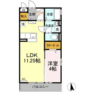 パレス イースト【3階】の間取り