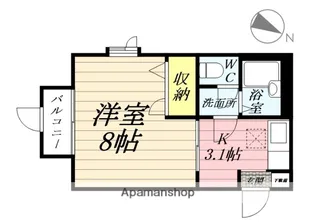 パークコート泉壱番館【1階】の間取り