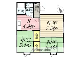 グリーンヒルズCHIDAーD【1階】の間取り