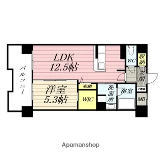 シャーメゾンステージ 広瀬通【9階】の間取り