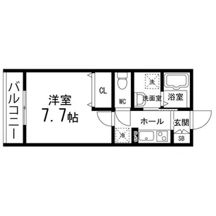 ペアレシア吉岡【202号室】の間取り