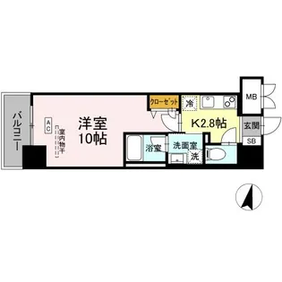 BULL HOUSE【3階】の間取り