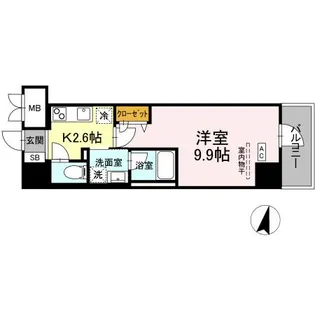 BULL HOUSE【3階】の間取り