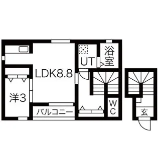 ELLPORT(エルポート)【2階】の間取り