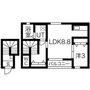 ELLPORT(エルポート)【202号室】の間取り
