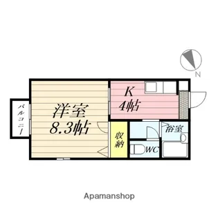 HILLS・MIKI【2階】の間取り