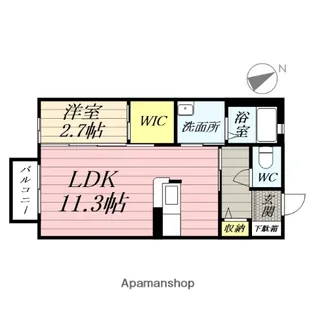 セブンフォレストY.T.【2階】の間取り