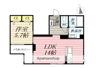 シャーメゾン宮Ⅱ【3階】の間取り