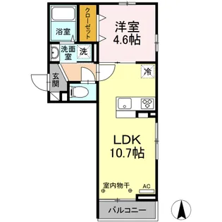 ラフィーネ・K II【2階】の間取り