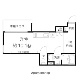 エターナルコート和久【103号室】の間取り