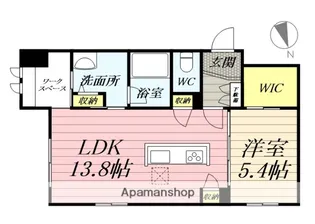 ベルク吉岡南【2階】の間取り