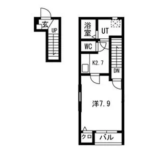 コハル・ファミリアⅡ【2階】の間取り