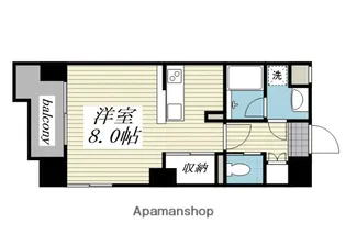 ヴィアーレ広瀬【5階】の間取り