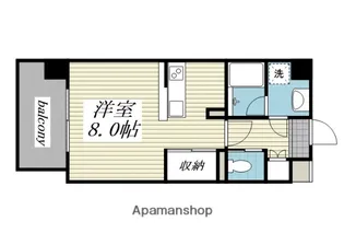 ヴィアーレ広瀬【4階】の間取り