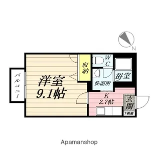シャーメゾン黒松【2階】の間取り