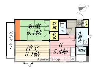 宮城県仙台市泉区南光台7丁目【アパート】の間取り