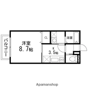 グレイスコート(まいの)【205号室】の間取り
