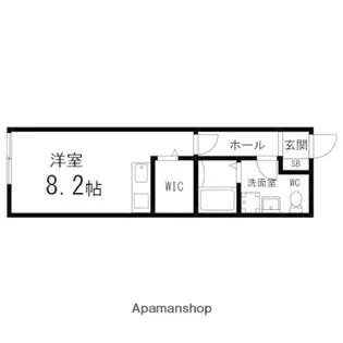 INVITATION LILY【105号室】の間取り