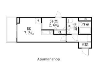 メリディアン泉ケ丘SOLANA【3階】の間取り